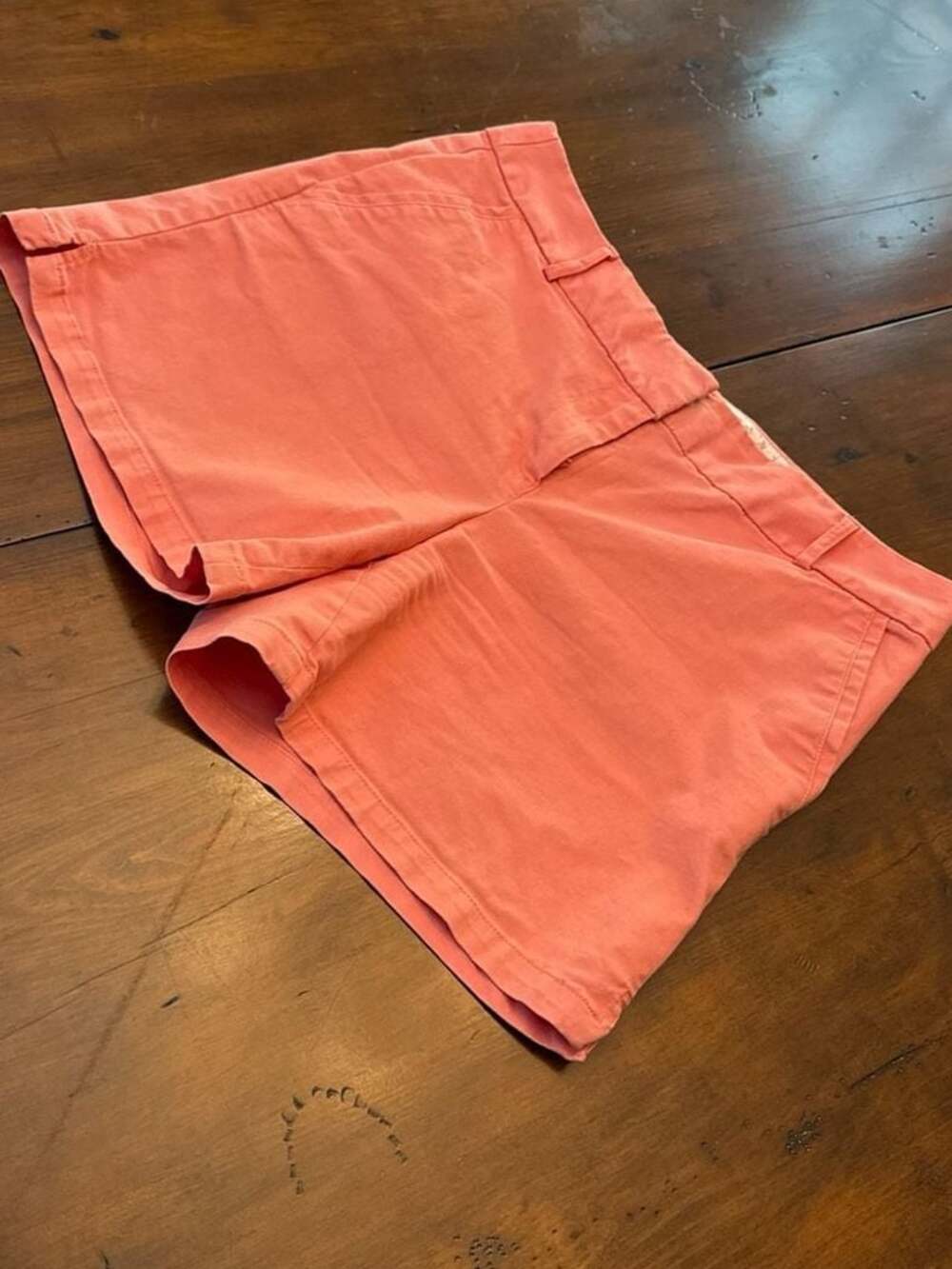 LOFT The Riviera Short Coral Pink Chino Shorts Size 10